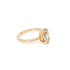 Partial Bezel Oval Lab Grown Diamond Ring